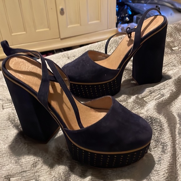 Free people navy platforms - Picture 2 of 4